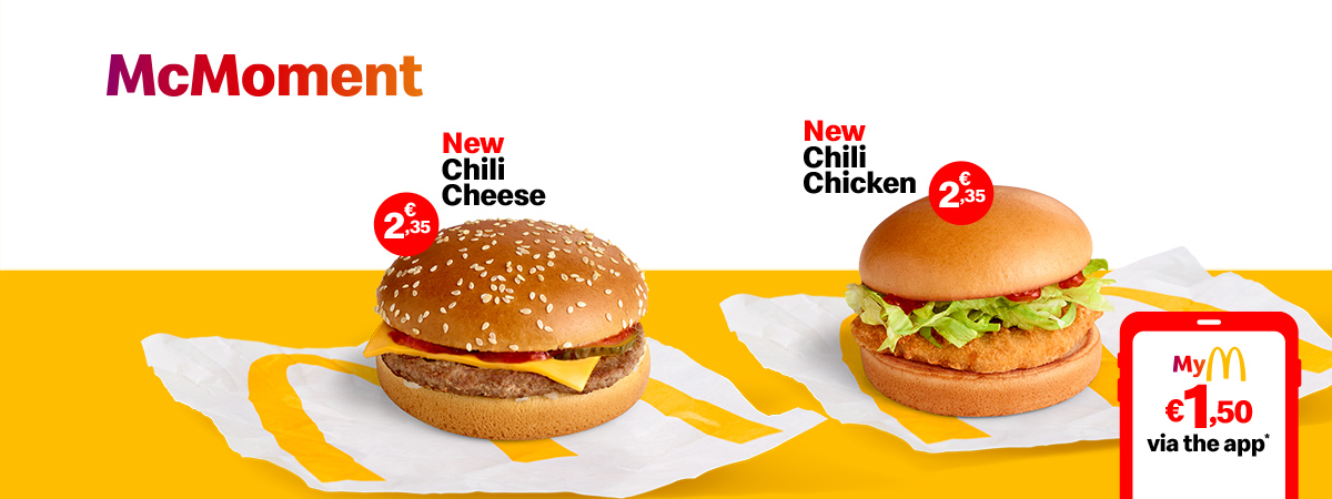 Chili Chicken or Chili Cheese? Treat yourself, try both! | McDonald's ...