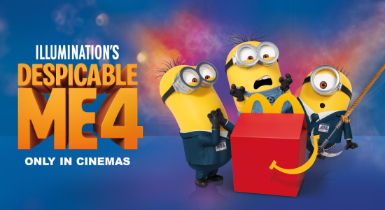 Now in your Happy Meal®: the Minions* from Despicable Me 4