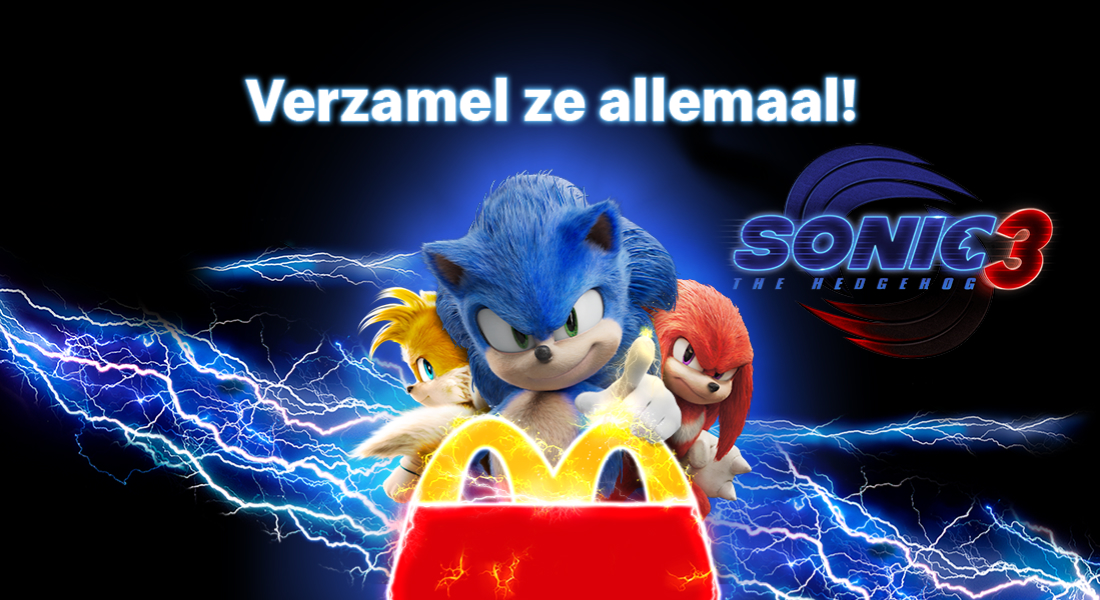 💥 Nu in je Happy Meal®: 12 supersonische Sonic-helden