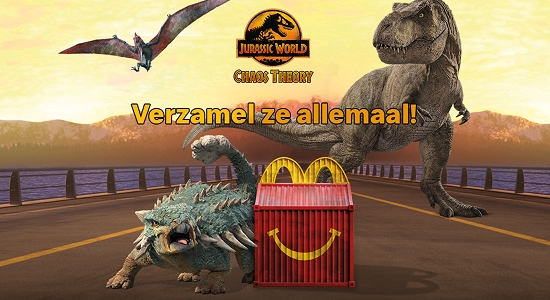 Nu in je Happy Meal®: Jurassic World-dino's 🦖🦕