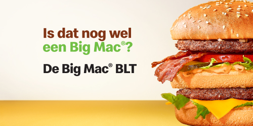 De Big Mac® BLT: smullen van spek!