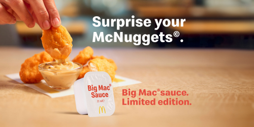 Have fun dippin’ with our Big Mac® sauce!