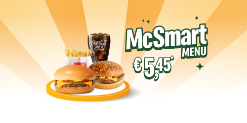 Het McSmart Menu is terug voor amper € 5,45!