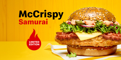 McCrispy Samurai: spice up your summer